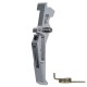 Maxx Adjustable Speed trigger - CNC Aluminum - Style E - Silver